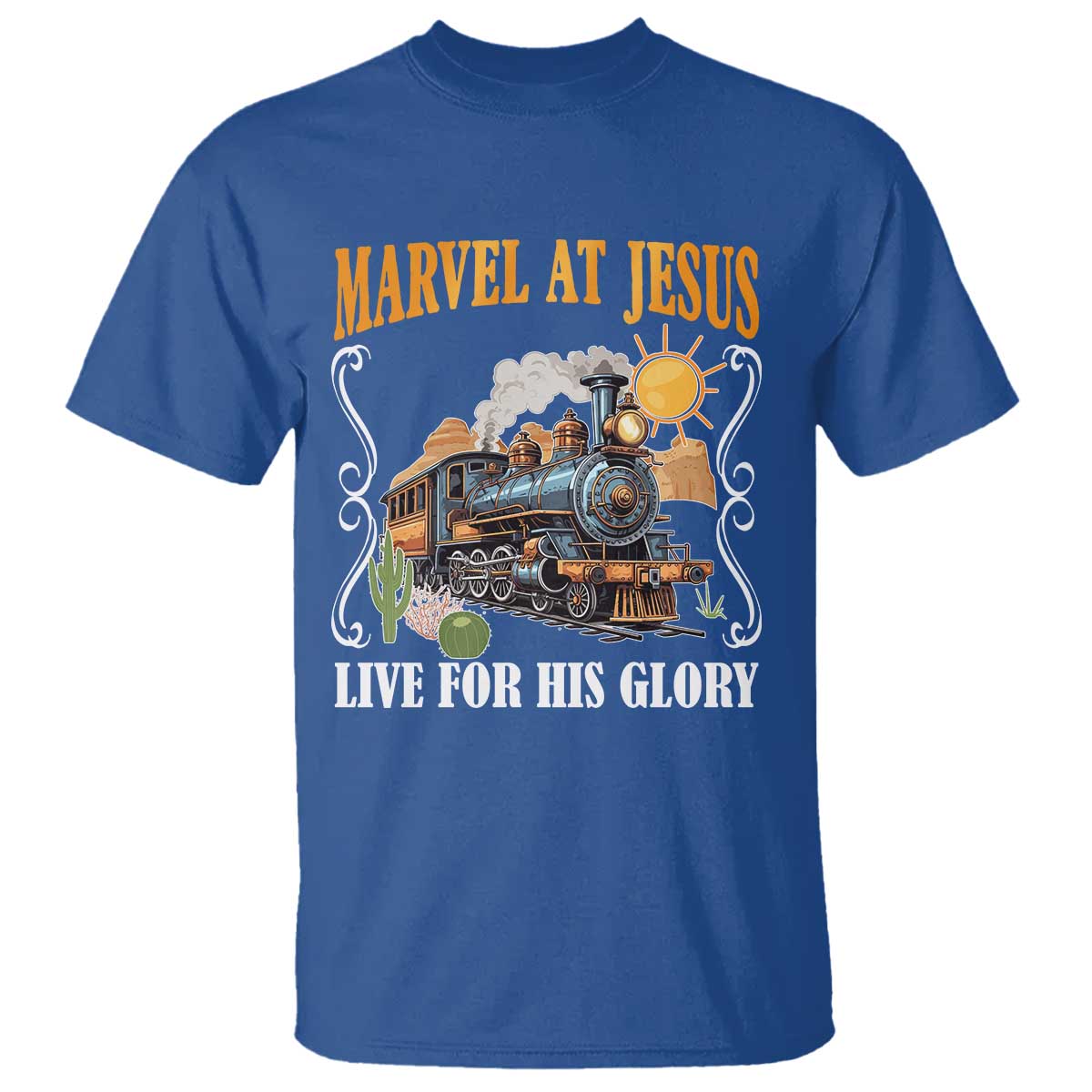 Summer VBS 2025 T Shirt Marvel at Jesus Live for His Glory Christian Bible Camp
