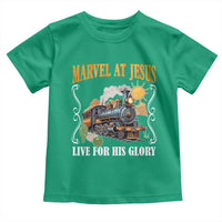 Summer VBS 2025 Toddler T Shirt Marvel at Jesus Live for His Glory Christian Bible Camp