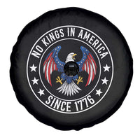 No Kings in America Patriotic Eagle Spare Tire Cover Since 1776 4th of July USA Independence Day