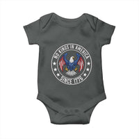 No Kings in America Patriotic Eagle Baby Onesie Since 1776 4th of July USA Independence Day