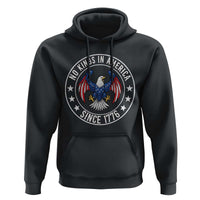 No Kings in America Patriotic Eagle Hoodie Since 1776 4th of July USA Independence Day