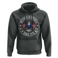 No Kings in America Patriotic Eagle Hoodie Since 1776 4th of July USA Independence Day