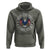 No Kings in America Patriotic Eagle Hoodie Since 1776 4th of July USA Independence Day