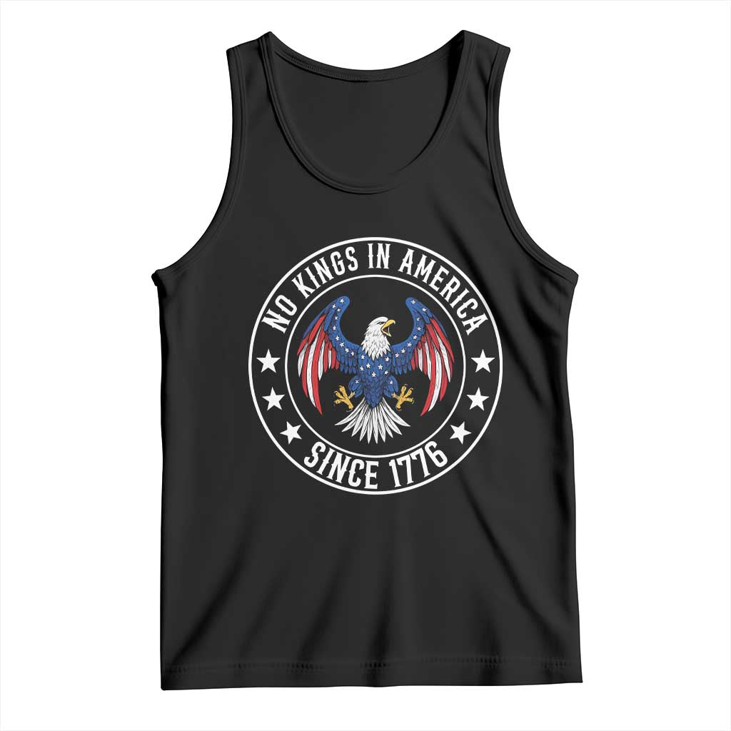 No Kings in America Patriotic Eagle Tank Top Since 1776 4th of July USA Independence Day