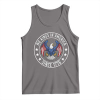 No Kings in America Patriotic Eagle Tank Top Since 1776 4th of July USA Independence Day