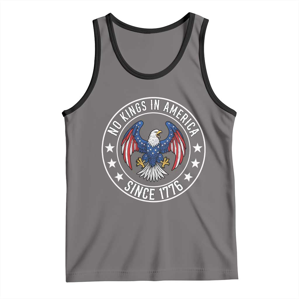 No Kings in America Patriotic Eagle Tank Top Since 1776 4th of July USA Independence Day