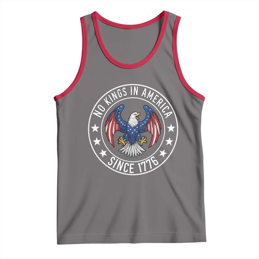 No Kings in America Patriotic Eagle Tank Top Since 1776 4th of July USA Independence Day