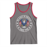 No Kings in America Patriotic Eagle Tank Top Since 1776 4th of July USA Independence Day