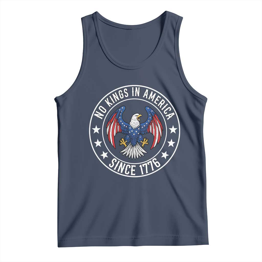 No Kings in America Patriotic Eagle Tank Top Since 1776 4th of July USA Independence Day
