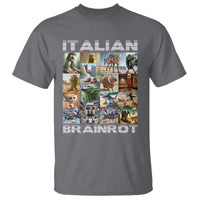 Funny Italian Brainrot Meme Art T Shirt Surreal Humor Pop Culture Collage