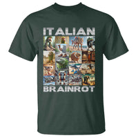 Funny Italian Brainrot Meme Art T Shirt Surreal Humor Pop Culture Collage