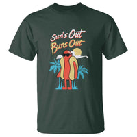 Summer Vibe T Shirt Sun's Out Buns Out Funny Hotdog BBQ Party - Wonder Print Shop