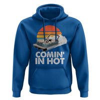 Summer Vibe Hoodie Comin' In Hot Poontoon Boat - Wonder Print Shop