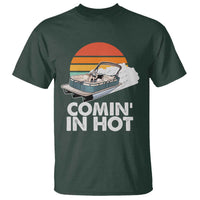 Summer Vibe T Shirt Comin' In Hot Poontoon Boat - Wonder Print Shop