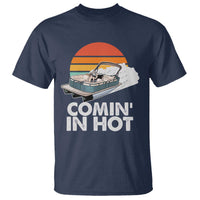 Summer Vibe T Shirt Comin' In Hot Poontoon Boat - Wonder Print Shop