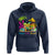 Tropical Summer Vibe Hoodie Peace Love Beach - Wonder Print Shop