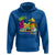Tropical Summer Vibe Hoodie Peace Love Beach - Wonder Print Shop