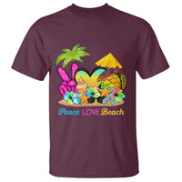 Tropical Summer Vibe T Shirt Peace Love Beach - Wonder Print Shop