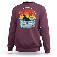 Summer Dad Bod Sweatshirt Funny Hot Dad Summer Retro Sunset - Wonder Print Shop