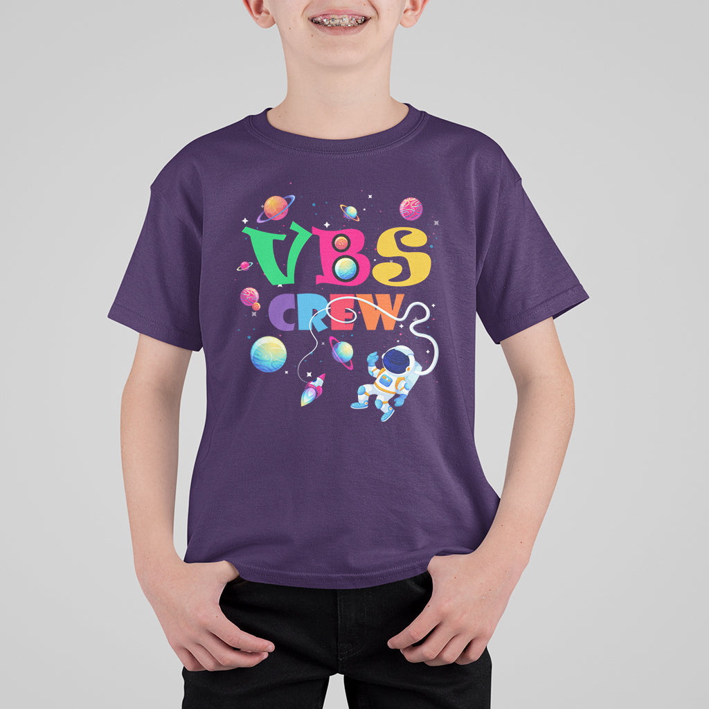VBS Stellar T Shirt For Kid VBS Crew Stellar Jesus Vacation Bible School Space Astronaut - Wonder Print Shop
