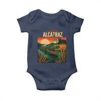 Alligator Alcatraz Baby Onesie Retro Florida Swamp Political Prison - Wonder Print Shop