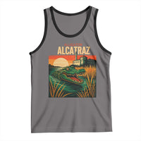 Alligator Alcatraz Tank Top Retro Florida Swamp Political Prison - Wonder Print Shop