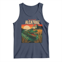 Alligator Alcatraz Tank Top Retro Florida Swamp Political Prison - Wonder Print Shop