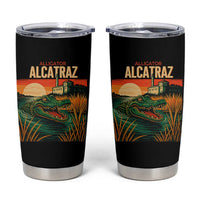 Alligator Alcatraz Tumbler Cup Retro Florida Swamp Political Prison - Wonder Print Shop