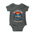Alligator Alcatraz Political Baby Onesie Florida Prison State Retro Sunset - Wonder Print Shop