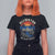 Alligator Alcatraz Political T Shirt For Women Florida Prison State Retro Sunset - Wonder Print Shop
