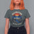 Alligator Alcatraz Political T Shirt For Women Florida Prison State Retro Sunset - Wonder Print Shop