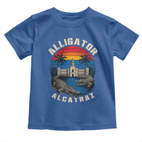 Alligator Alcatraz Political Toddler T Shirt Florida Prison State Retro Sunset - Wonder Print Shop