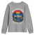Alligator Alcatraz Political Youth Sweatshirt Florida Prison State Retro Sunset - Wonder Print Shop