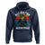 Alligator Alcatraz Florida Hoodie Funny Gator Cop Political Humor Retro Sunset - Wonder Print Shop