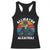Alligator Alcatraz Florida Racerback Tank Top Funny Gator Cop Political Humor Retro Sunset - Wonder Print Shop