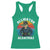 Alligator Alcatraz Florida Racerback Tank Top Funny Gator Cop Political Humor Retro Sunset - Wonder Print Shop