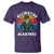 Alligator Alcatraz Florida T Shirt Funny Gator Cop Political Humor Retro Sunset - Wonder Print Shop