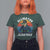 Alligator Alcatraz Florida T Shirt For Women Funny Gator Cop Political Humor Retro Sunset - Wonder Print Shop