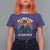 Alligator Alcatraz Florida T Shirt For Women Funny Gator Cop Political Humor Retro Sunset - Wonder Print Shop