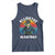 Alligator Alcatraz Florida Tank Top Funny Gator Cop Political Humor Retro Sunset - Wonder Print Shop