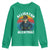 Alligator Alcatraz Florida Youth Sweatshirt Funny Gator Cop Political Humor Retro Sunset - Wonder Print Shop