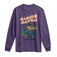 Alligator Alcatraz Political Long Sleeve Shirt Funny Florida Gator Cop with Attitude - Wonder Print Shop