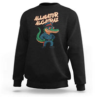 Alligator Alcatraz Political Sweatshirt Funny Florida Gator Cop with Attitude - Wonder Print Shop