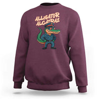 Alligator Alcatraz Political Sweatshirt Funny Florida Gator Cop with Attitude - Wonder Print Shop