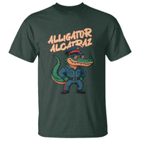 Alligator Alcatraz Political T Shirt Funny Florida Gator Cop with Attitude - Wonder Print Shop