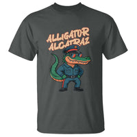 Alligator Alcatraz Political T Shirt Funny Florida Gator Cop with Attitude - Wonder Print Shop