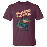 Alligator Alcatraz Political T Shirt Funny Florida Gator Cop with Attitude - Wonder Print Shop