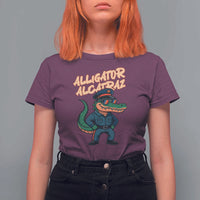 Alligator Alcatraz Political T Shirt For Women Funny Florida Gator Cop with Attitude - Wonder Print Shop