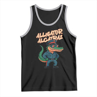 Alligator Alcatraz Political Tank Top Funny Florida Gator Cop with Attitude - Wonder Print Shop