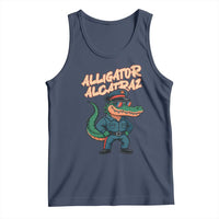 Alligator Alcatraz Political Tank Top Funny Florida Gator Cop with Attitude - Wonder Print Shop